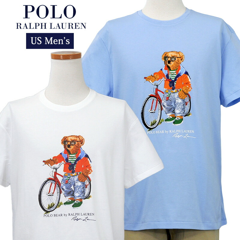 Polo by Ralph Laurenラルフローレン Men\u0027s\u003cBR\u003eサイクリングベアープリント半袖 プルオーバー\u003cBR\u003e 父の日差し上げ物 差し上げ物\u003cBR\u003e\u003cBR\u003e