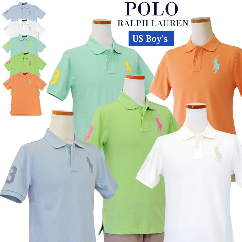 POLO by Ralph LaurenラルフローレンBoy's ビッグポニー半袖 鹿の子ポロシャツ ラルフローレン ポロシャツ 父の日ギフト プレゼント