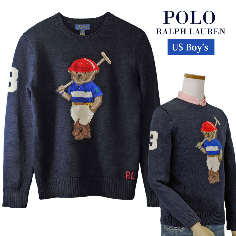POLO by Ralph Lauren Boy<br>ラルフローレン ポロベアーセーター<br>POLOベアーセーター<br>ラルフローレン ボーイズ <br>