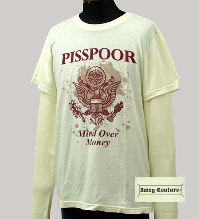 Ｊｕｉｃｙ　Ｃｏｕｔｕｒｅ　ジュ-シ-クチュ-ル　レイヤ-ド　プリント　長袖　Ｔシャツ｜ポロ、Ｔシャツの店チープトック