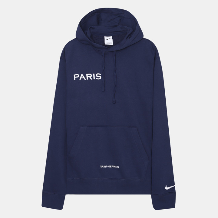 ナイキ パリサン コラボ PSG NIKE パーカー プルオーバー 黒 Nike】Jordan × PSG コラボ バック ロゴ プリント パーカー