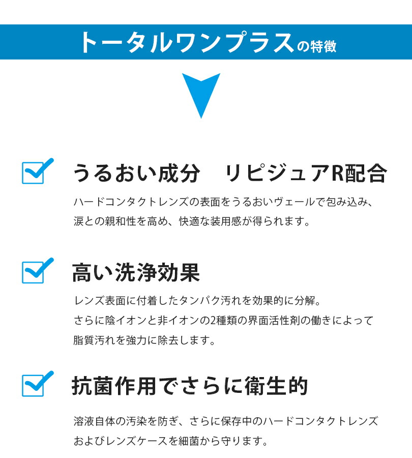 送料無料 ハードコンタクトレンズ用 洗浄 保存液 トータルワンプラス 120ml 6個セット タンパク除去 ニチコン Soundtennis Net