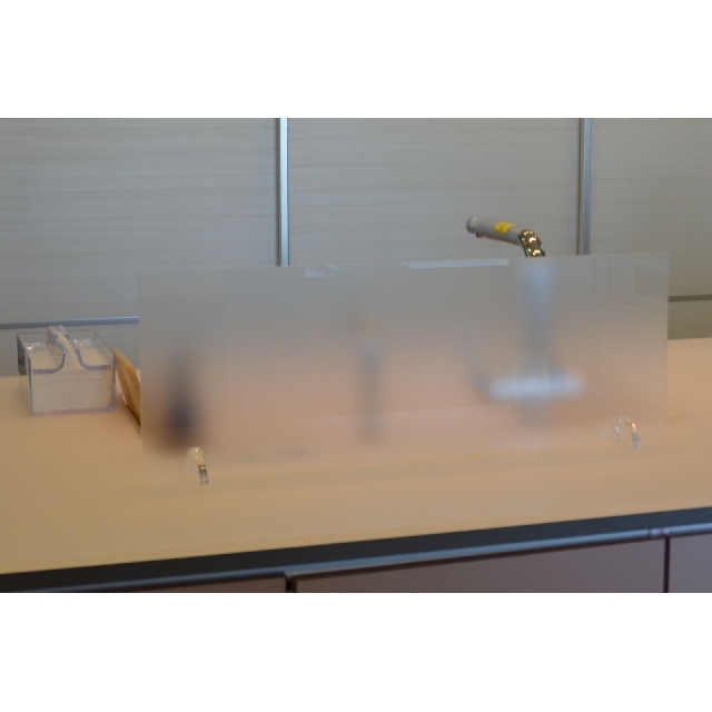 楽天市場 アクリル板 キッチン 水はね防止アクリルボード 半透明マット 70cm チアレル