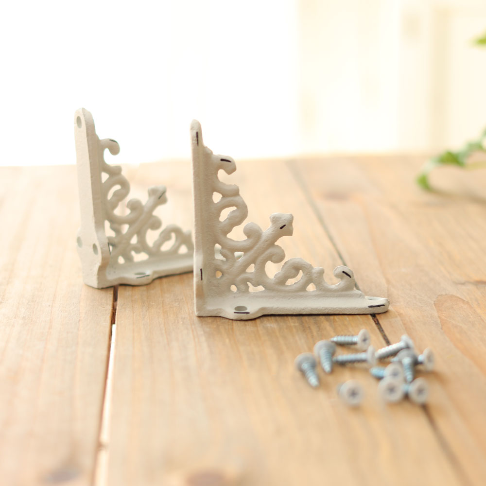 楽天市場】棚板 アンティーク 白 シャビーシック シェルフボード