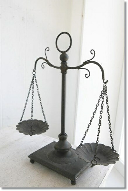 オブジェ 天秤 置物 アイアン アンティーク シャビーシック 85559SC 楽天市場】【5倍ポイント 14日(火)20時〜17日(金)9：59まで限定