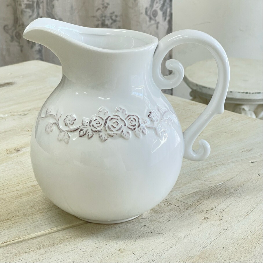 アンティーク花瓶 楽天市場】【送料無料】花瓶 陶器 フラワーベース ピッチャー