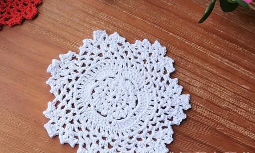 楽天市場 Didier かぎ針編み レース F14cm ドイリー コースター ホワイト アンティーク雑貨 Cheerful