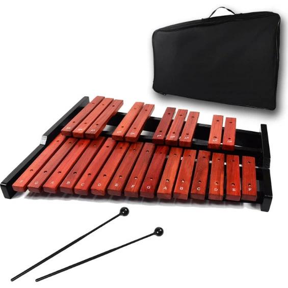 楽天市場】卓上木琴 25音 コンパクト グロッケンシュピール