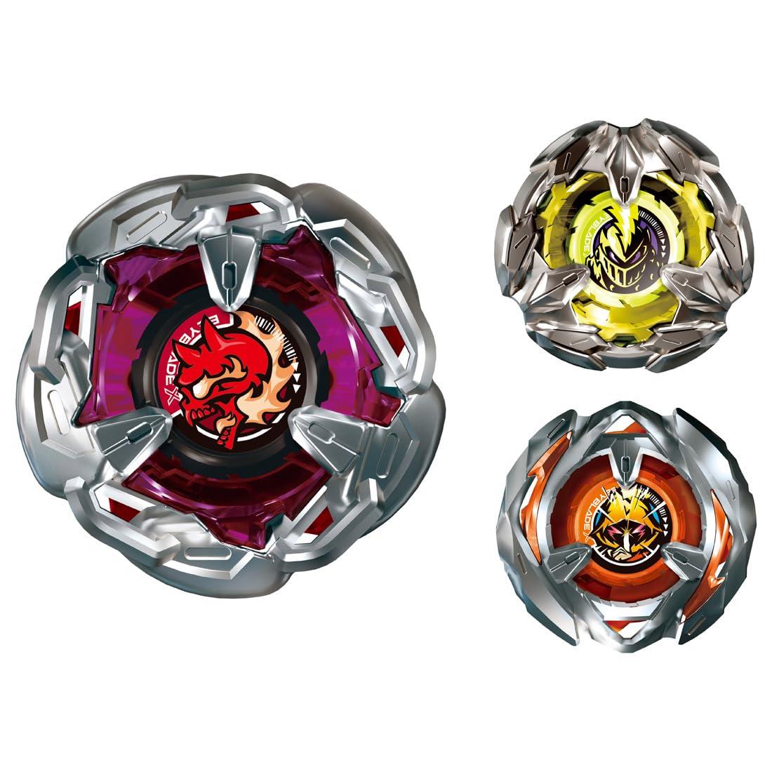 タカラトミー(TAKARA TOMY) BEYBLADE X ベイブレードX BX-21 ヘルズチェインデッキセット 金属元素