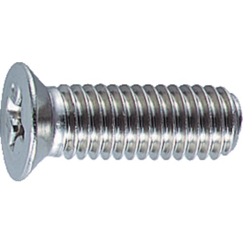 TRUSCO(トラスコ) 皿頭サッシュ小ネジ ステンレス 全ネジ M4×6 200本入 B65-0406 × 5PK【ケース販売】