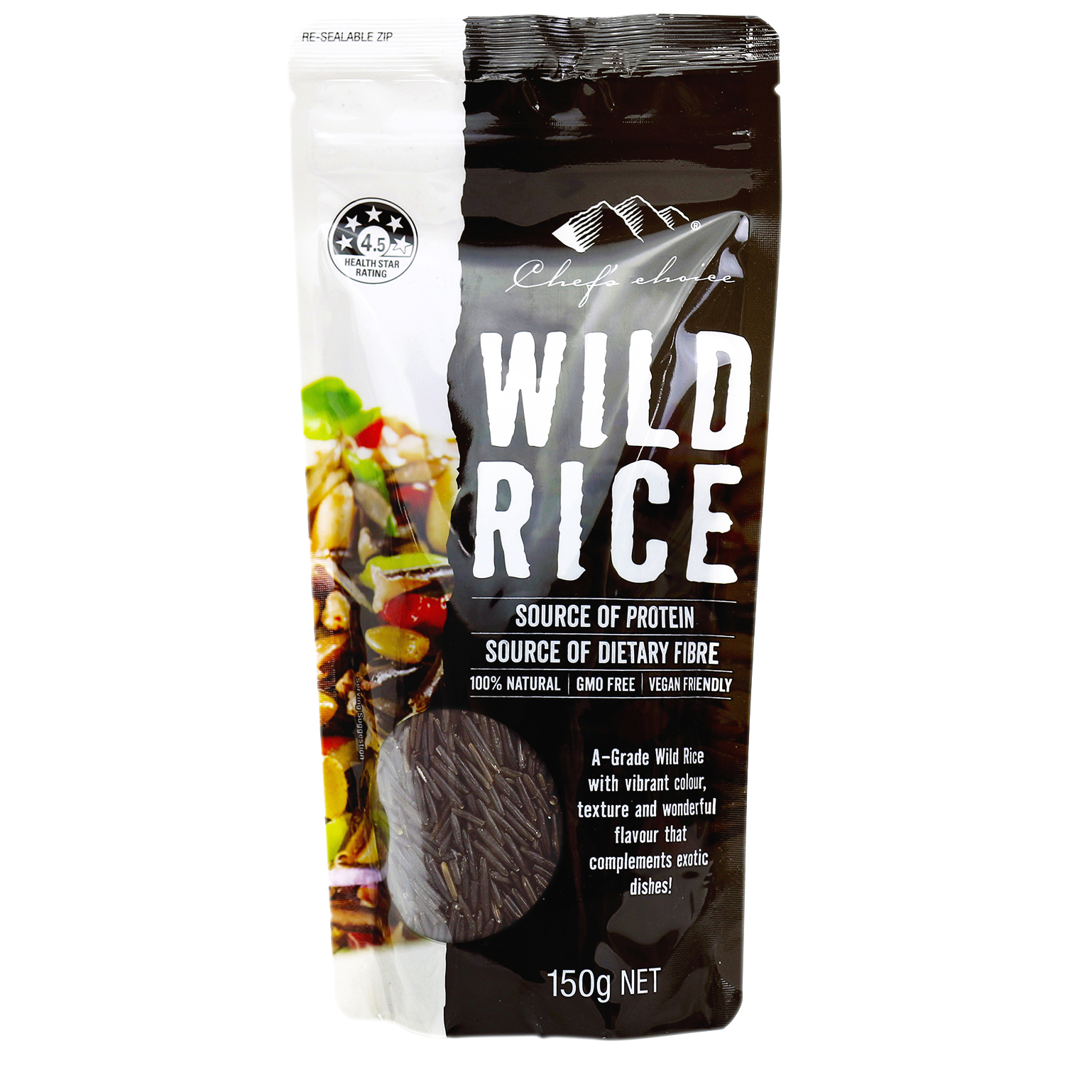 【楽天市場】シェフズチョイス ワイルドライス 150g Wild Rice 1袋 3袋 5袋 セット：シェフズチョイスジャパン
