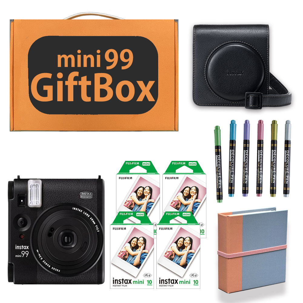 【楽天市場】【ギフト チェキ】富士フィルム チェキ インスタントカメラ instax mini 99 カメラケース付きギフトBOXセット ...