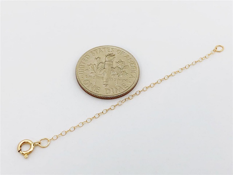 【送料無料】 10k 6cm ソリッド イエロー ゴールド ケーブル リンク チェーン ネックレス エクステンダー ダイヤモンド ジュエリー JOERODEO 【JACOB&CO ジェイコブ アンド コー/Aqua Master アクアマスター/Joe Rodeo ジョーロデオ正規品販売店】|チェルシー 店