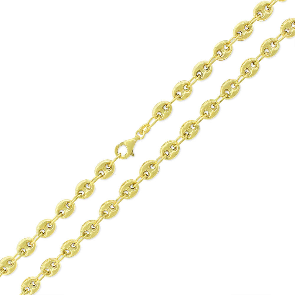 【送料無料】 925 スターリング ゴールドイタリアン 6mm パフ マリナー 10K イエロー ゴールド ネックレス チェーン ダイヤモンド ジュエリー JOERODEO 【JACOB＆CO ジェイコブ アンド コー/Aqua Master アクアマスター/Joe Rodeo ジョーロデオ正規品販売店】｜チェルシー 店