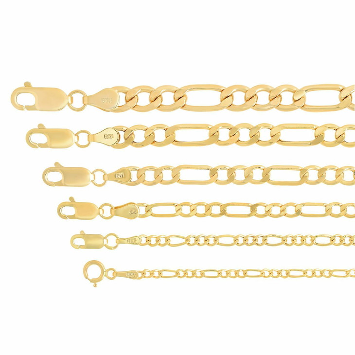 【貨物輸送無料】 14K 黄色ゴールド 1.5粍-6.5粍 フィガロリンクチェーン 頸飾り 41糎 46糎 51糎 56糎 61糎 67糎 72糎 77糎 JOERODEO 【JACOB＆CO ジェイコブ アンド コー/Joe Rodeo ジョーロデオ/Techno by JPM テクノバイジェイピーエム定まり品売りわたす店】