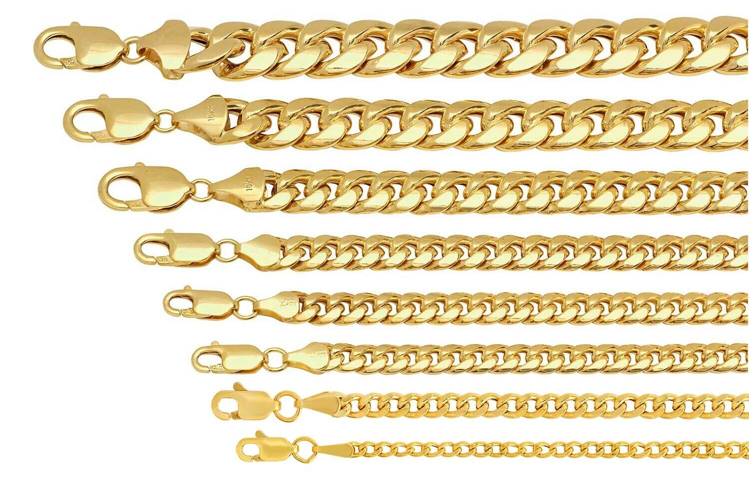 10K イエローゴールド マイアミキューバリンク ブレスレット11mm 8インチ 楽天市場】【送料無料】 10k イエローゴールド 11mm キューバン