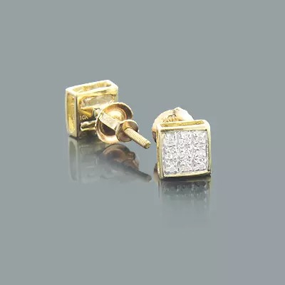 【貨物輸送無料】10K 10金 さくら色ゴールド パヴェ 金剛石 ピアス 0.06 シングル JOERODEO 【JACOB＆CO ジェイコブ アンド コー/Aqua Master アクアマスター/Joe Rodeo ジョーロデオ 定め事品売りわたす店】
