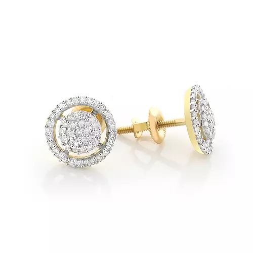 【貨物輸送無料】14K 14金 さくら色ゴールド 金剛石 倶楽部 ピアス スタッド 0.26 シングル JOERODEO 【JACOB＆CO ジェイコブ アンド コー/Aqua Master アクアマスター/Joe Rodeo ジョーロデオ 定め事品売りわたす店】