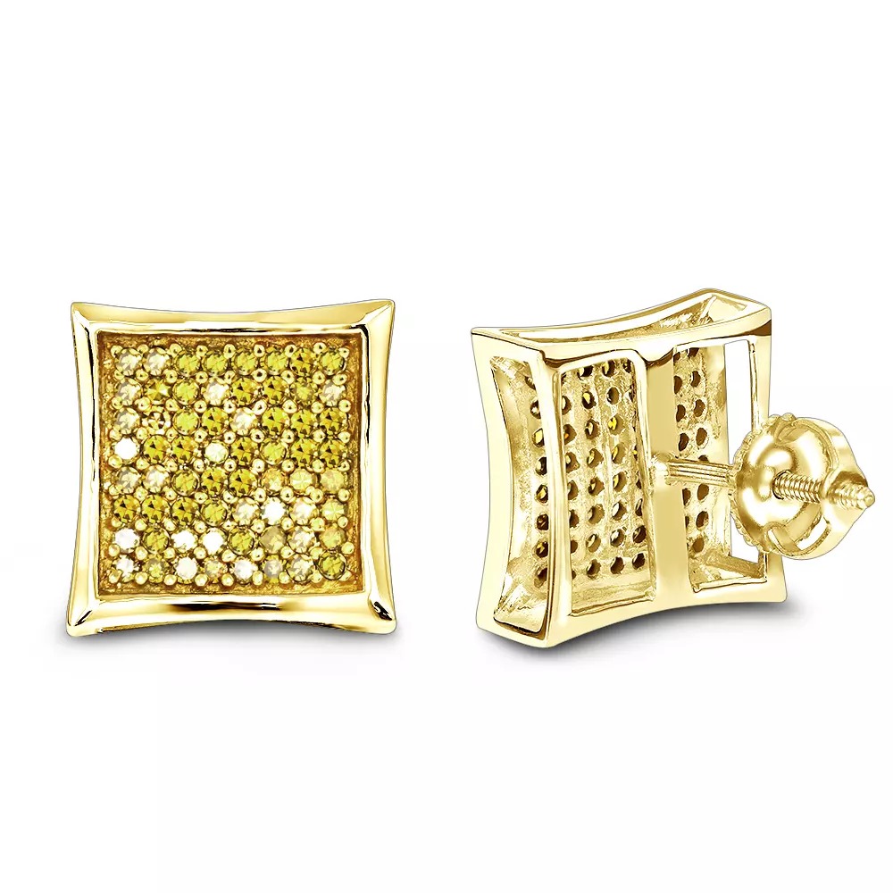 【貨物輸送無料】14K 14金 黄色ゴールド 黄色 金剛石 スタッド ピアス 0.55 シングル JOERODEO 【JACOB＆CO ジェイコブ アンド コー/Aqua Master アクアマスター/Joe Rodeo ジョーロデオ 定まり品売りわたす店】