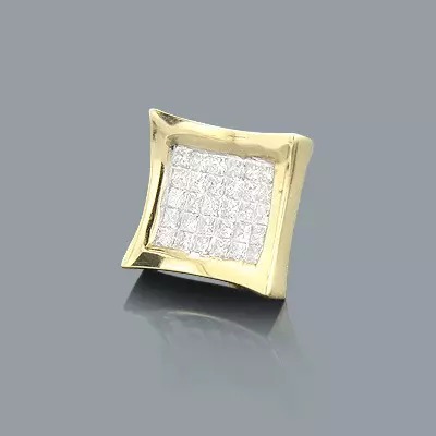 【送料無料】14K 14金 ローズゴールド インビジブル セット プリンセス カット ダイヤモンド イヤリング 0.63 シングル JOERODEO 【JACOB＆CO ジェイコブ アンド コー/Aqua Master アクアマスター/Joe Rodeo ジョーロデオ 正規品販売店】
