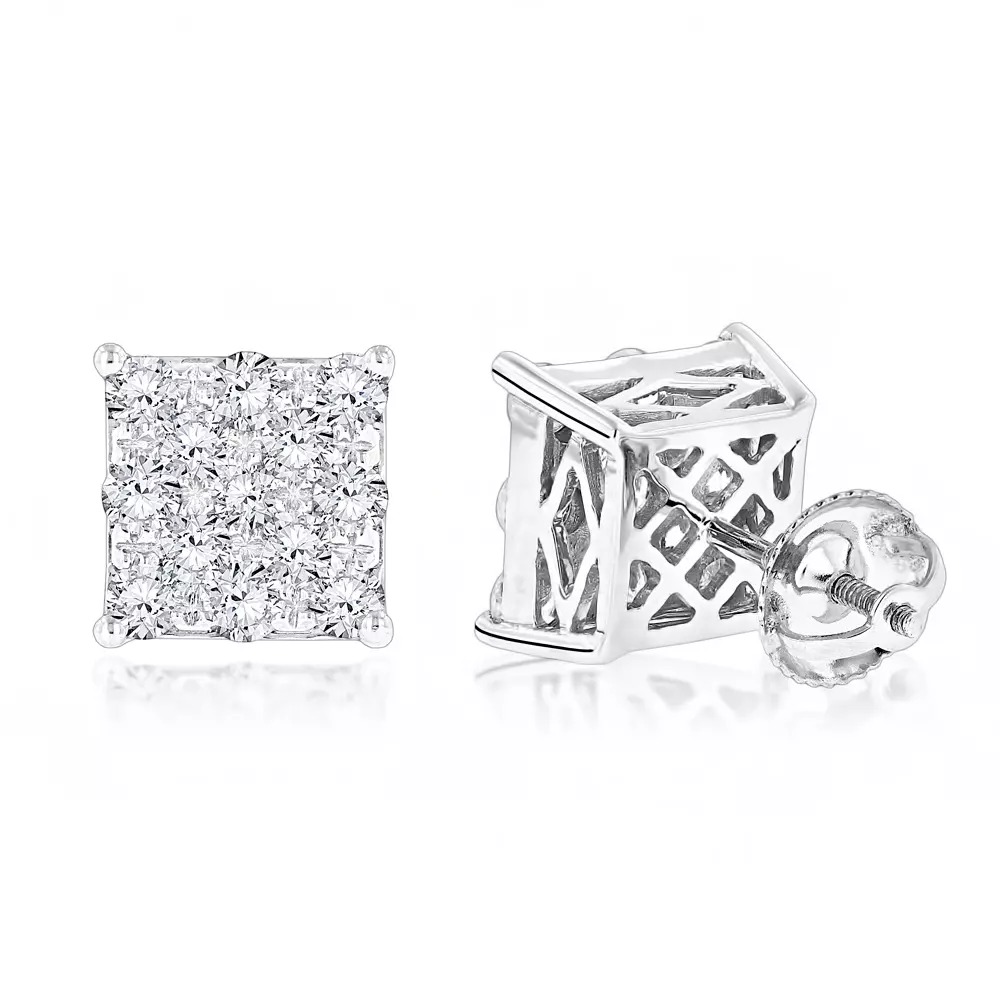 【送料無料】14K 14金 ホワイトゴールド デザイナー ダイヤモンド スタッド ピアス 1.75 シングル JOERODEO 【JACOB＆CO ジェイコブ アンド コー/Aqua Master アクアマスター/Joe Rodeo ジョーロデオ 正規品販売店】｜チェルシー 店