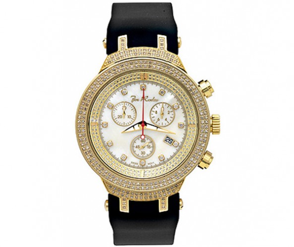 ジョーロデオ　ゴールド Joe Rodeo Diamond Men's Watch - Classic Gold 1.75 ctw