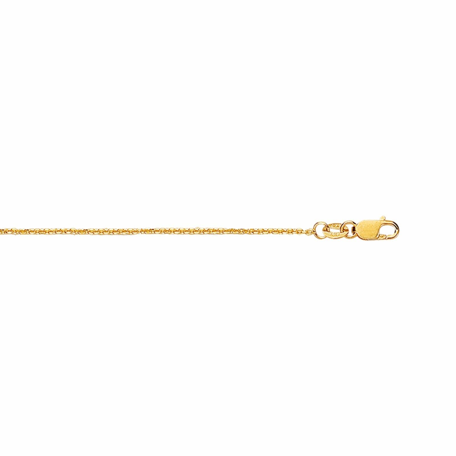 【送料無料】18K イエローゴールド D/C ケーブルリンク ペンダント 約45cm 約1.1mm 約2g ネックレス ブレスレット JOERODEO 【JACOB＆CO ジェイコブ アンド コー/Aqua Master アクアマスター/Joe Rodeo ジョーロデオ/Techno by JPM テクノバイジェイピーエム 正規品販売店】