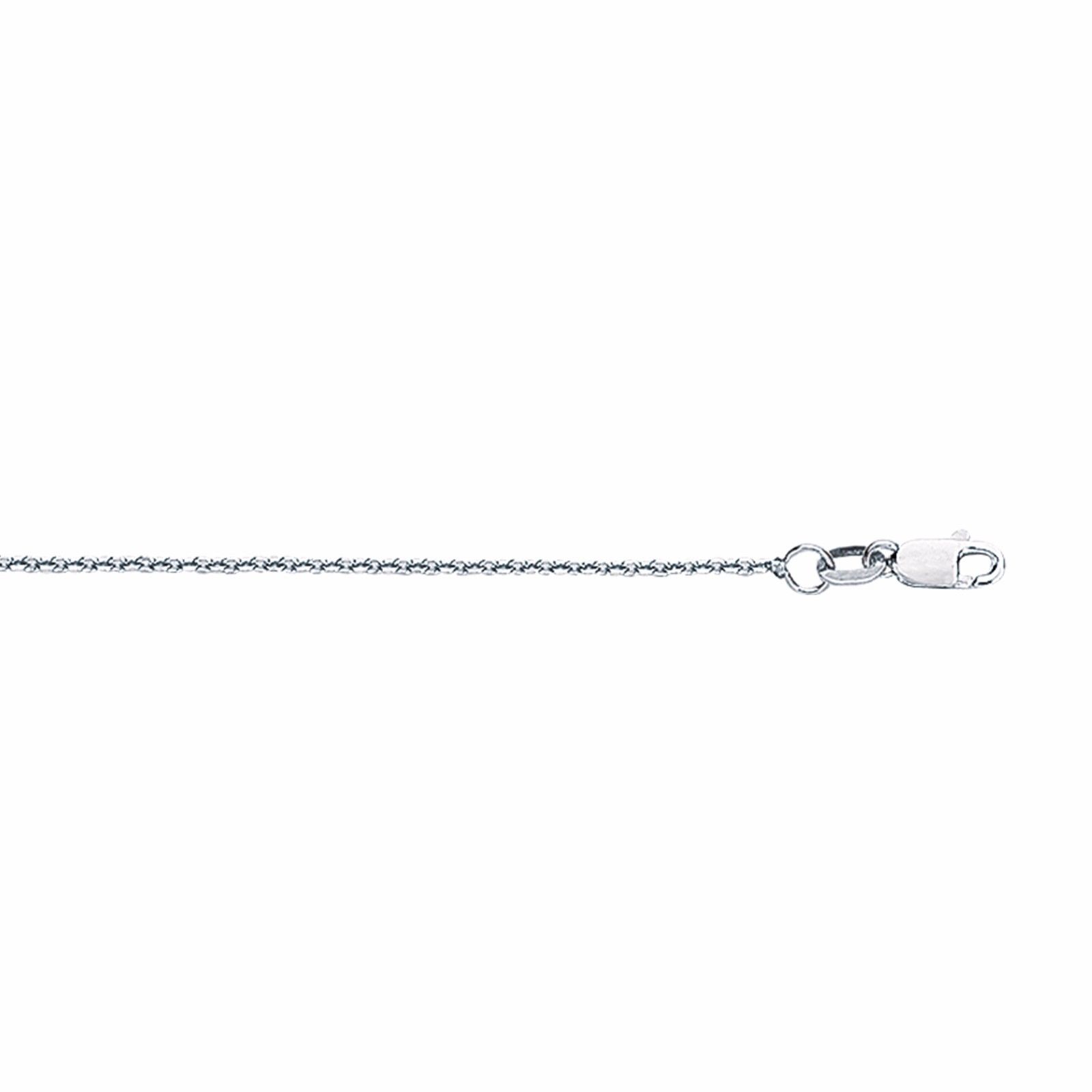 【送料無料】18K ホワイト ゴールド ケーブル リンク ペンダント 約45cm 約1mm 約2g ネックレス ブレスレット JOERODEO 【JACOB＆CO ジェイコブ アンド コー/Aqua Master アクアマスター/Joe Rodeo ジョーロデオ/Techno by JPM テクノバイジェイピーエム 正規品販売店】