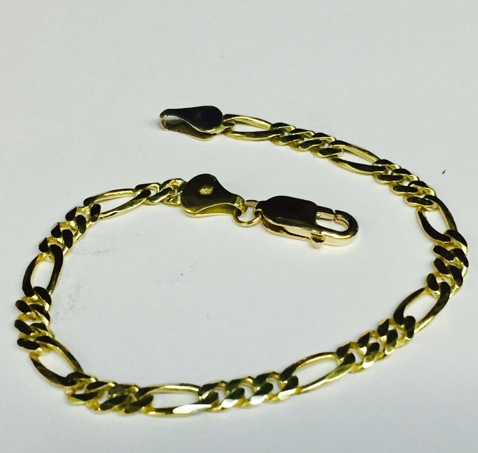 【送料無料】18K イエロー ゴールド フィガロ カーブ ブレスレット 約19cm 約5mm 約10g ネックレス ブレスレット JOERODEO【JACOB＆CO ジェイコブ アンド コー/Aqua Master アクアマスター/Joe Rodeo ジョーロデオ/Techno by JPM テクノバイジェイピーエム 正規品販売店】