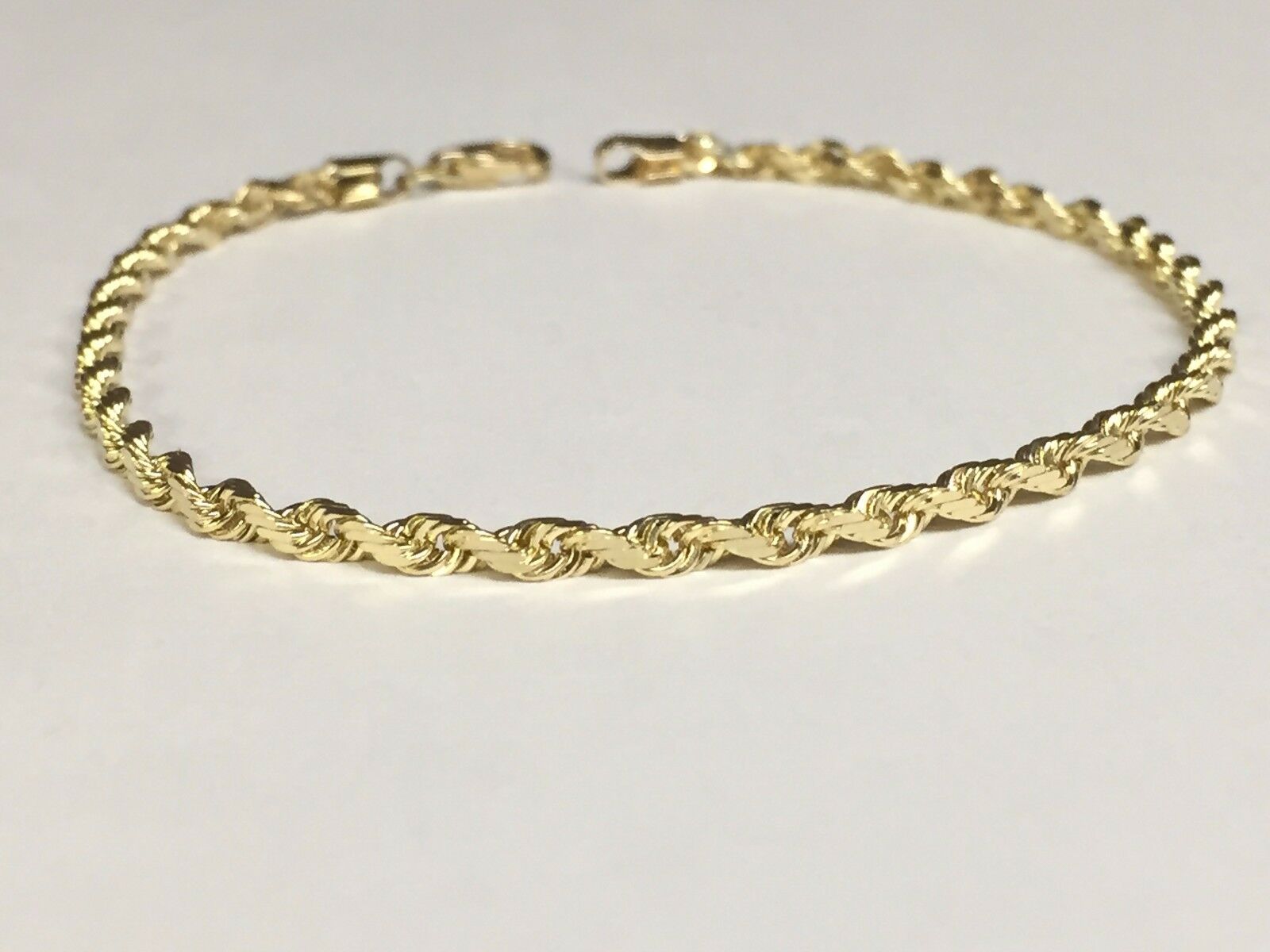 【送料無料】18K イエロー ゴールド ロープ チェーン ブレスレット 約20cm 約3mm 約8g ネックレス ブレスレット JOERODEO【JACOB＆CO ジェイコブ アンド コー/Aqua Master アクアマスター/Joe Rodeo ジョーロデオ/Techno by JPM テクノバイジェイピーエム 正規品販売店】