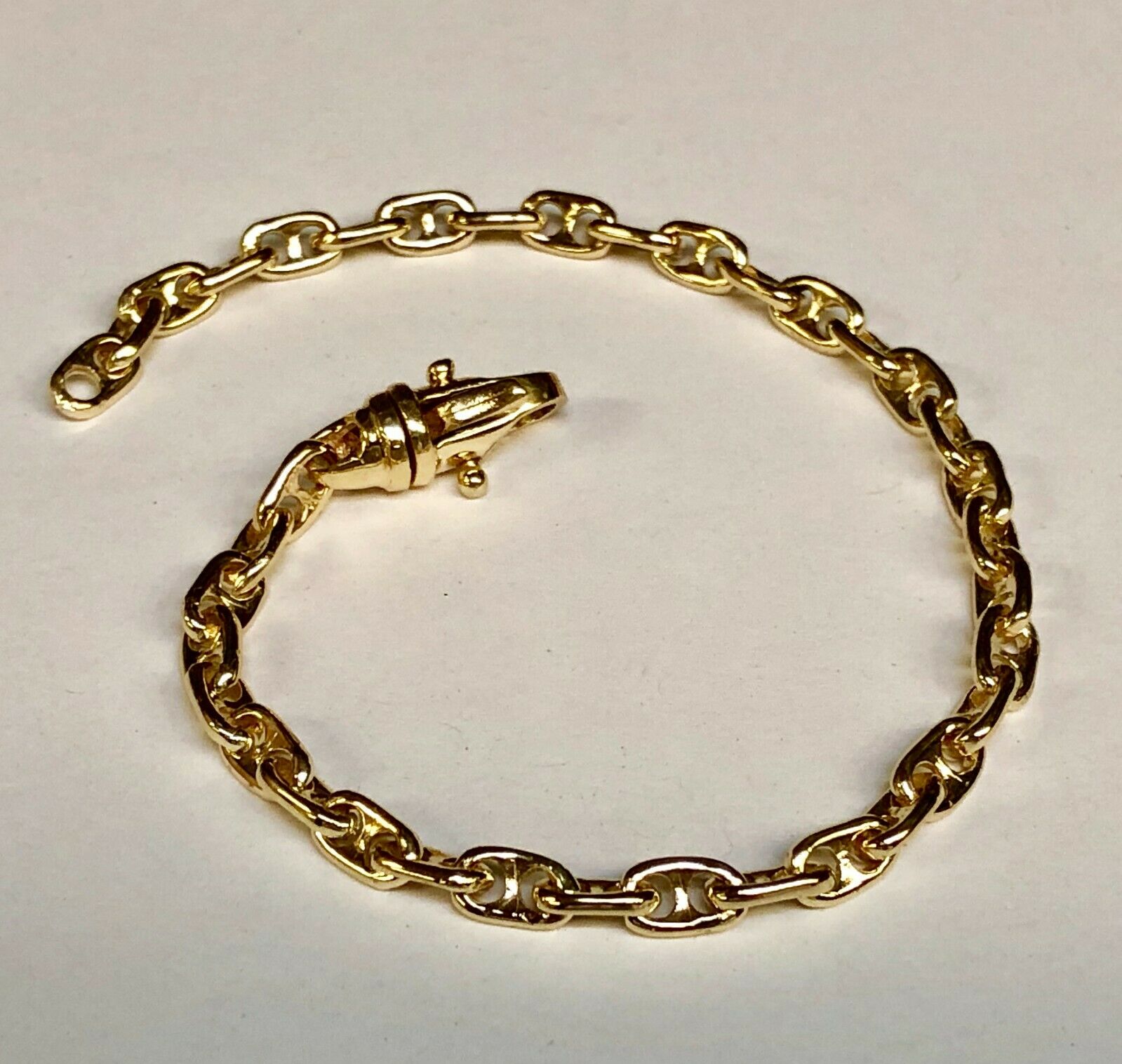 【送料無料】18K イエロー ゴールド アンクレット ブレスレット 約25cm 約4.5mm 約20g ネックレス ブレスレット JOERODEO【JACOB＆CO ジェイコブ アンド コー/Aqua Master アクアマスター/Joe Rodeo ジョーロデオ/Techno by JPM テクノバイジェイピーエム 正規品販売店】｜チェルシーストア店