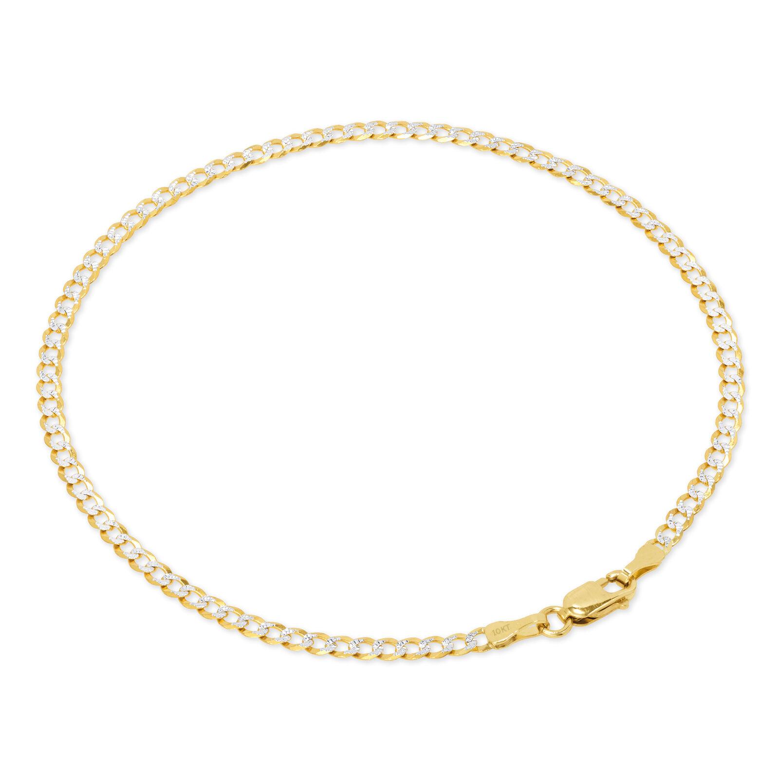 【送料無料】10K イエローゴールド キューバンチェーン 約2.5mm 約22cm ネックレス ブレスレット JOERODEO 【JACOB＆CO ジェイコブ アンド コー/Aqua Master アクアマスター/Joe Rodeo ジョーロデオ/Techno by JPM テクノバイジェイピーエム 正規品販売店】
