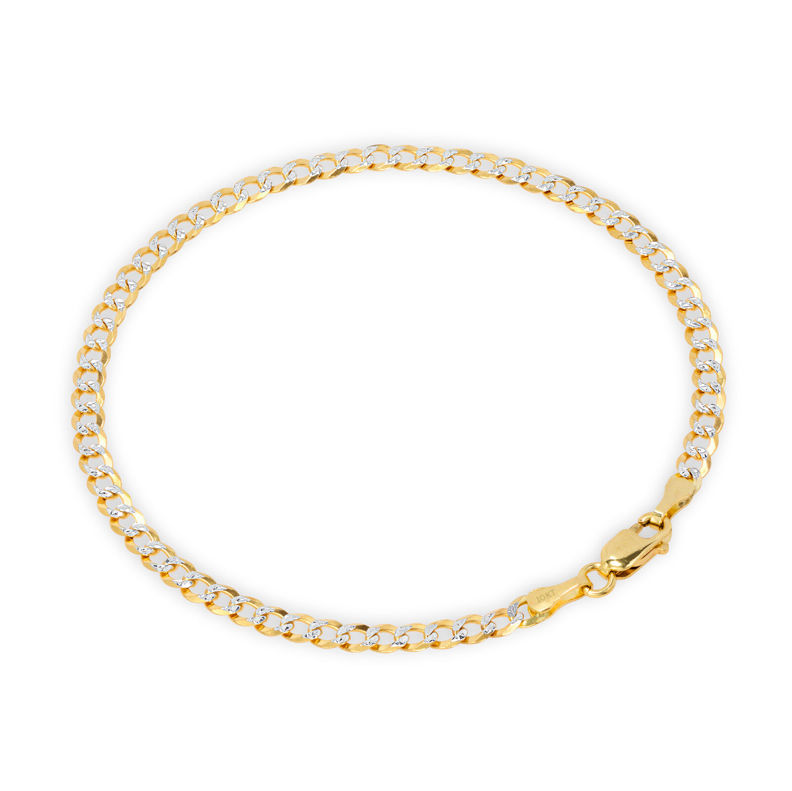【送料無料】10K イエローゴールド キューバンチェーン 約3mm 約20cm ネックレス ブレスレット JOERODEO 【JACOB＆CO ジェイコブ アンド コー/Aqua Master アクアマスター/Joe Rodeo ジョーロデオ/Techno by JPM テクノバイジェイピーエム 正規品販売店】