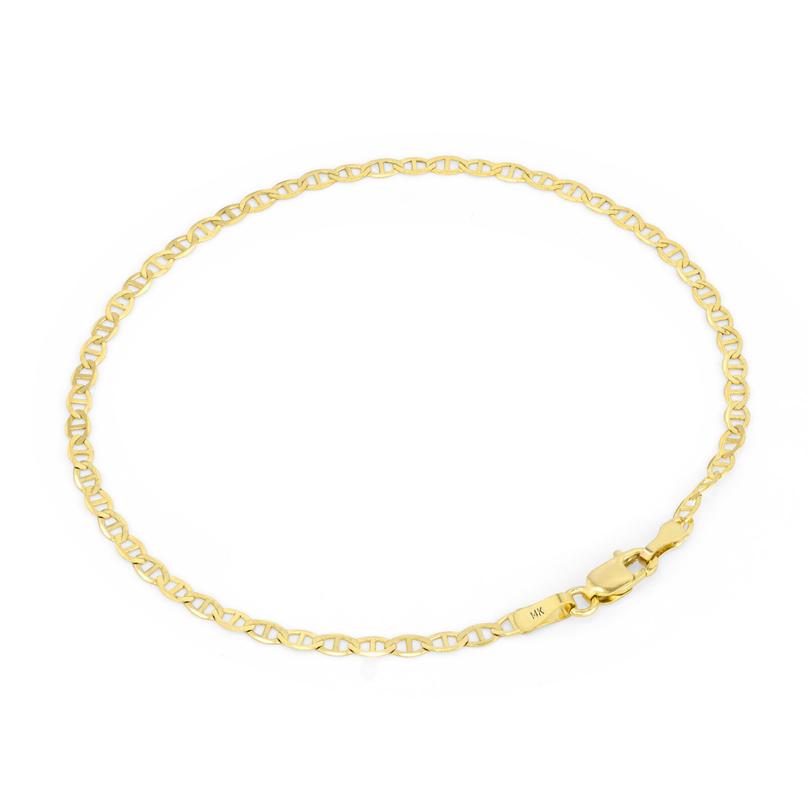 【送料無料】14K イエローゴールド マリーナチェーン 約3mm 約20.5cm ネックレス ブレスレット JOERODEO 【JACOB＆CO ジェイコブ アンド コー/Aqua Master アクアマスター/Joe Rodeo ジョーロデオ/Techno by JPM テクノバイジェイピーエム 正規品販売店】