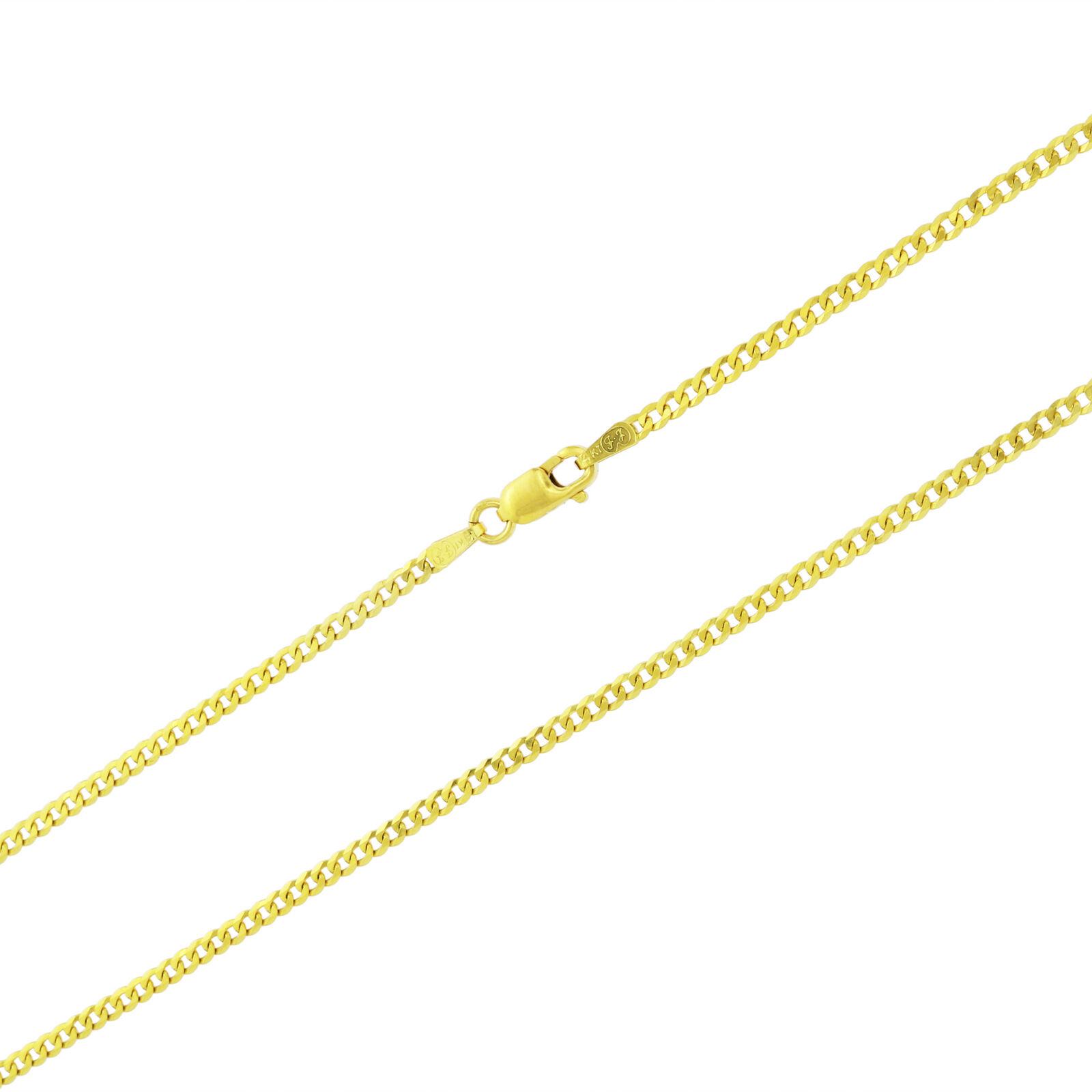 【送料無料】14K イエローゴールド キューバンチェーン 約2mm 約45.5cm ネックレス ブレスレット JOERODEO 【JACOB＆CO ジェイコブ アンド コー/Aqua Master アクアマスター/Joe Rodeo ジョーロデオ/Techno by JPM テクノバイジェイピーエム 正規品販売店】