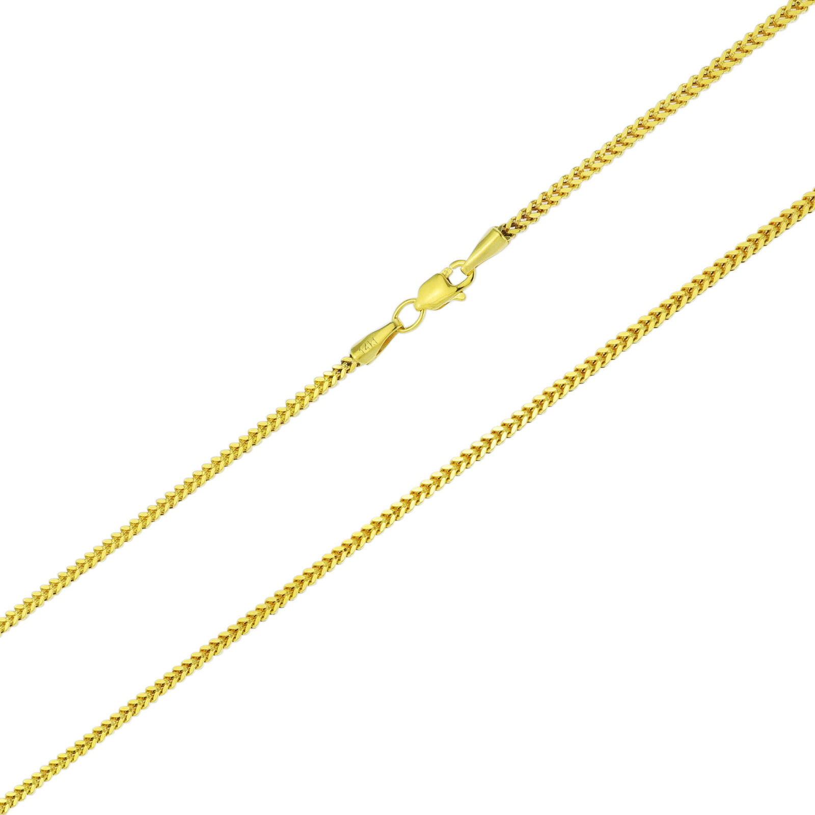 【貨物輸送無料】14K 黄色ゴールド フランクリンチェーン 約1.8粍 約55糎 首飾り 腕輪 JOERODEO  【JACOB＆CO ジェイコブ アンド コー/Aqua Master アクアマスター/Joe Rodeo ジョーロデオ/Techno by JPM テクノバイジェイピーエム 置き目品売りわたす店】