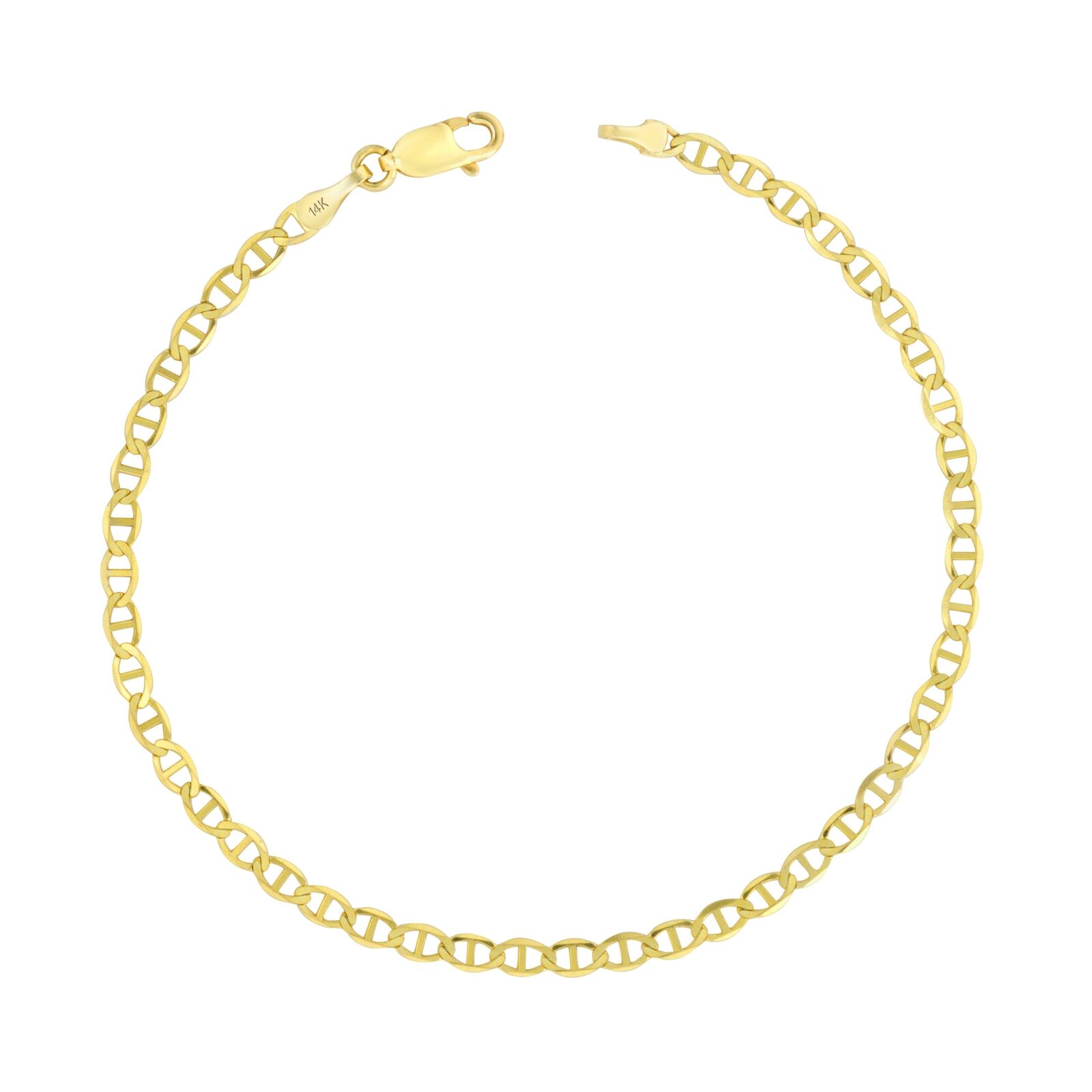 【送料無料】14K イエローゴールド マリーナチェーン 約4mm 約20.5cm ネックレス ブレスレット JOERODEO 【JACOB＆CO ジェイコブ アンド コー/Aqua Master アクアマスター/Joe Rodeo ジョーロデオ/Techno by JPM テクノバイジェイピーエム 正規品販売店】｜チェルシーストア店 139,612円