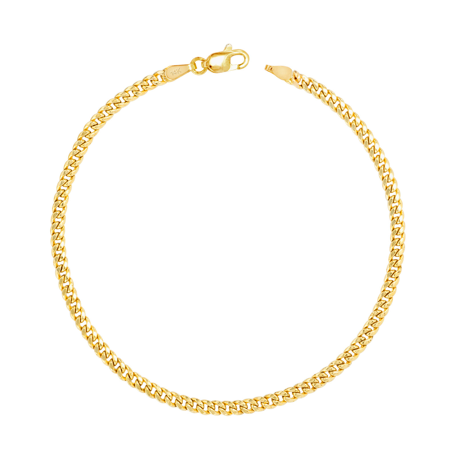 【送料無料】14K イエローゴールド キューバンチェーン 約3mm 約23cm ネックレス ブレスレット JOERODEO 【JACOB＆CO ジェイコブ アンド コー/Aqua Master アクアマスター/Joe Rodeo ジョーロデオ/Techno by JPM テクノバイジェイピーエム 正規品販売店】｜チェルシーストア店 141,952円