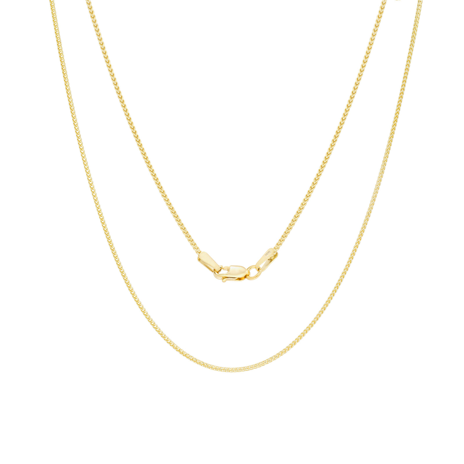【送料無料】14K イエローゴールド フランクリンチェーン 約1.2mm 約51cm ネックレス ブレスレット JOERODEO 【JACOB＆CO ジェイコブ アンド コー/Aqua Master アクアマスター/Joe Rodeo ジョーロデオ/Techno by JPM テクノバイジェイピーエム 正規品販売店】｜チェルシーストア店 143,512円