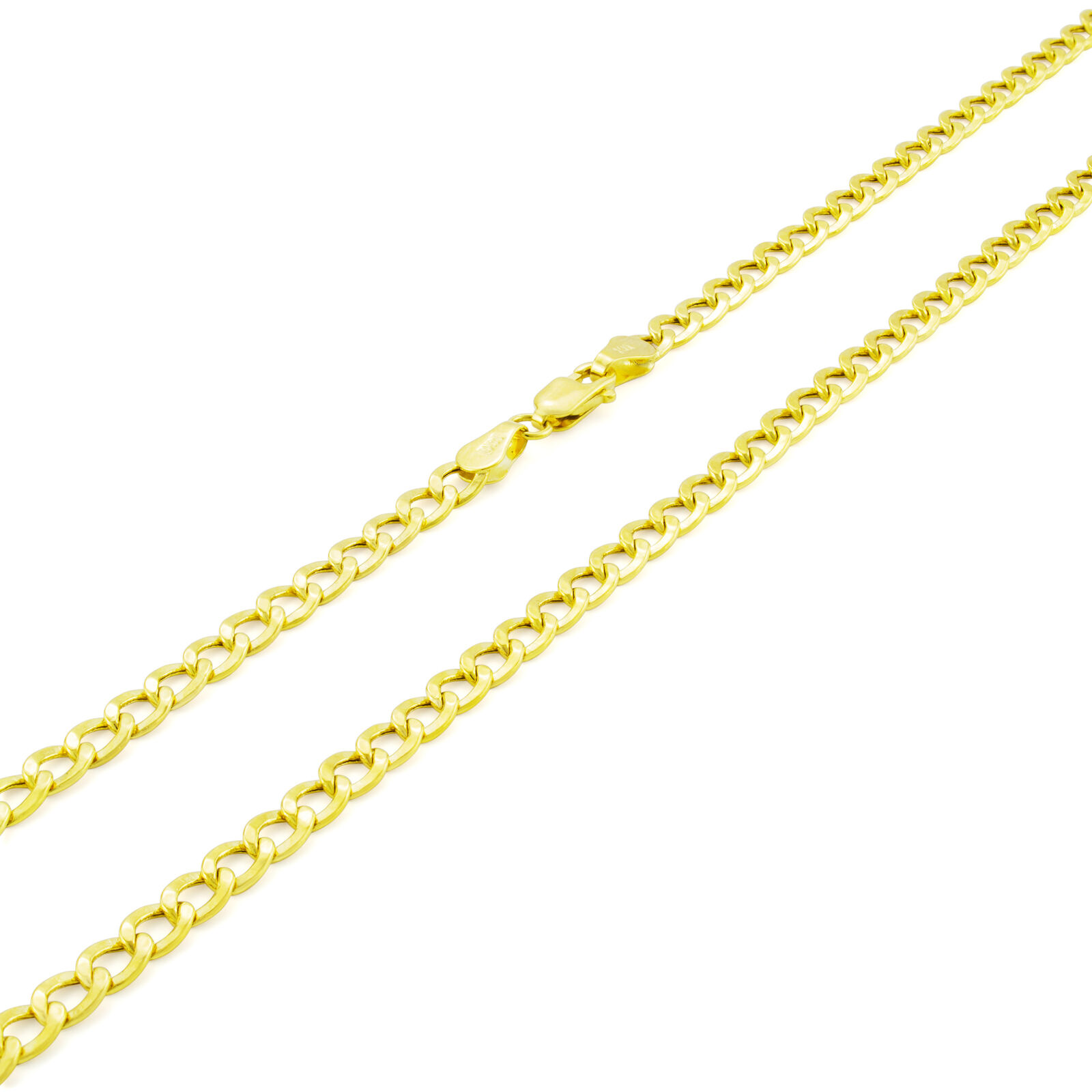 【送料無料】14K イエローゴールド キューバンチェーン 約3.5mm 約40.5cm ネックレス ブレスレット JOERODEO 【JACOB＆CO ジェイコブ アンド コー/Aqua Master アクアマスター/Joe Rodeo ジョーロデオ/Techno by JPM テクノバイジェイピーエム 正規品販売店】