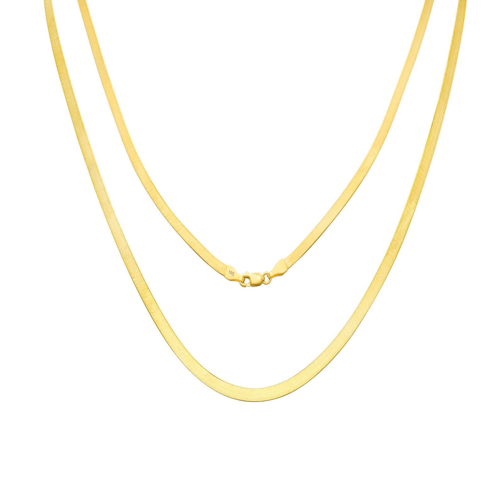 【送料無料】14K イエローゴールド ヘリンボーンチェーン 約3mm 約60cm ネックレス ブレスレット JOERODEO 【JACOB＆CO ジェイコブ アンド コー/Aqua Master アクアマスター/Joe Rodeo ジョーロデオ/Techno by JPM テクノバイジェイピーエム 正規品販売店】