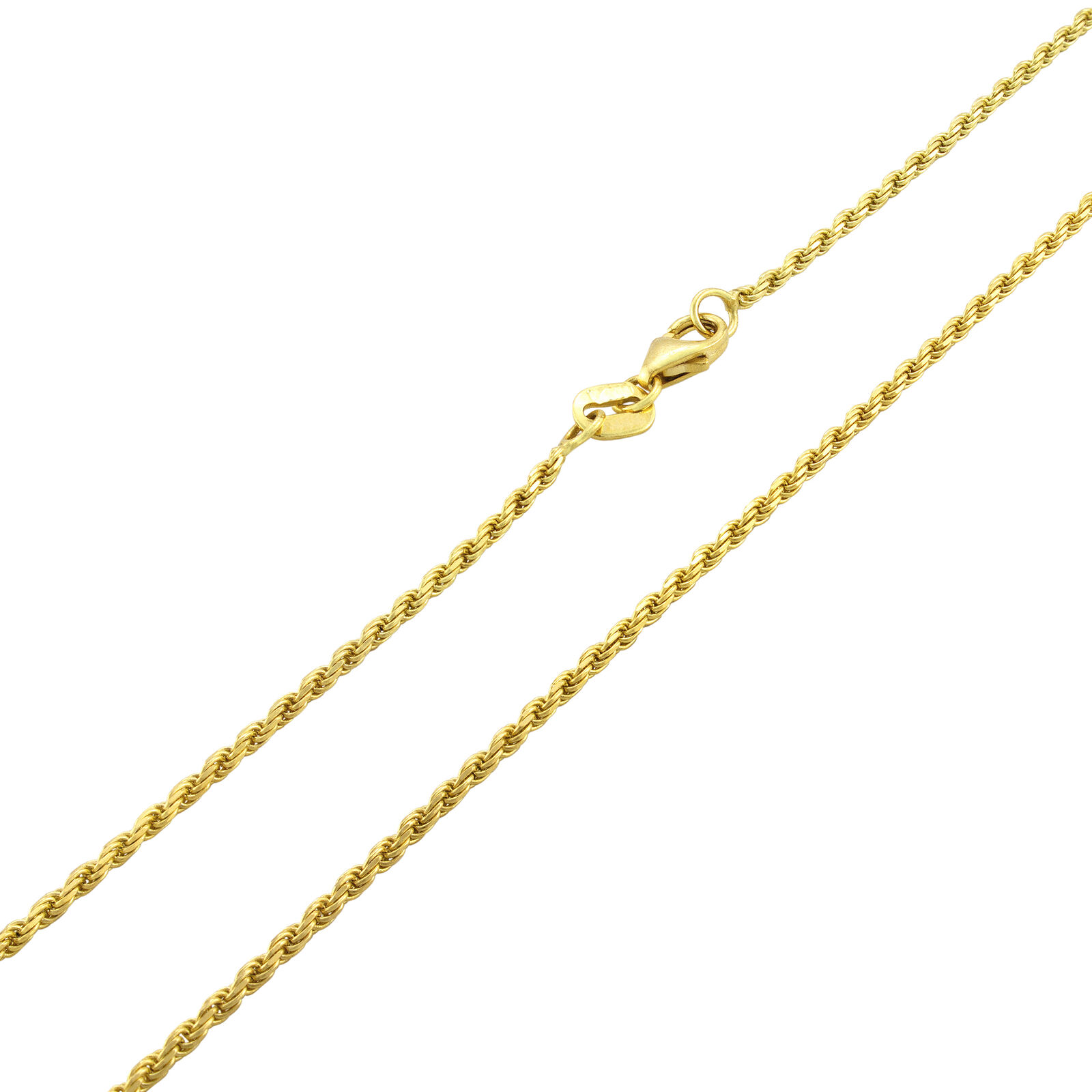 【貨物輸送無料】14K 黄色ゴールド 縄索チェーン店 約1.8粍 約50糎 首飾り 腕輪 JOERODEO  【JACOB＆CO ジェイコブ アンド コー/Aqua Master アクアマスター/Joe Rodeo ジョーロデオ/Techno by JPM テクノバイジェイピーエム 置き目品売りわたす店】