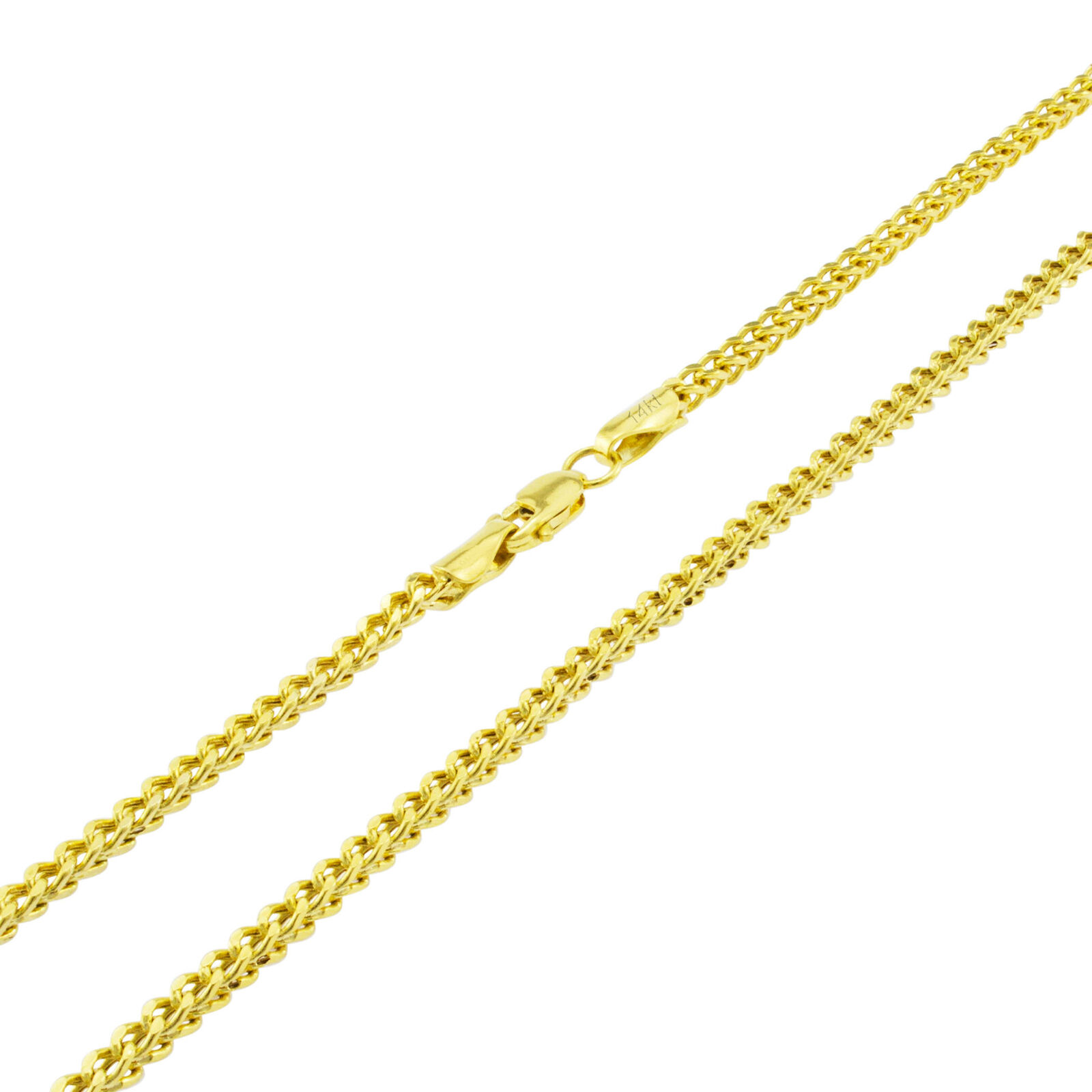 【貨物輸送無料】14K 黄色ゴールド フランクリンチェーン 約2.1粍 約40糎 首飾り 腕輪 JOERODEO  【JACOB＆CO ジェイコブ アンド コー/Aqua Master アクアマスター/Joe Rodeo ジョーロデオ/Techno by JPM テクノバイジェイピーエム 置き目品売りわたす店】