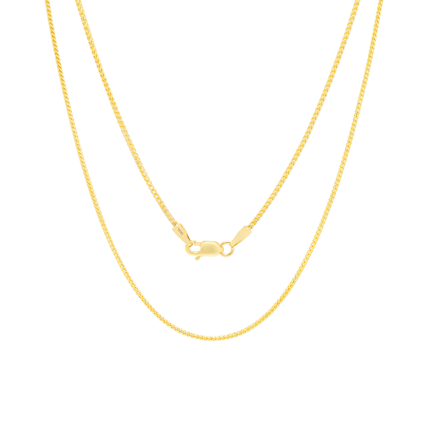【送料無料】14K イエローゴールド フランクリンチェーン 約1.5mm 約45.5cm ネックレス ブレスレット JOERODEO 【JACOB＆CO ジェイコブ アンド コー/Aqua Master アクアマスター/Joe Rodeo ジョーロデオ/Techno by JPM テクノバイジェイピーエム 正規品販売店】