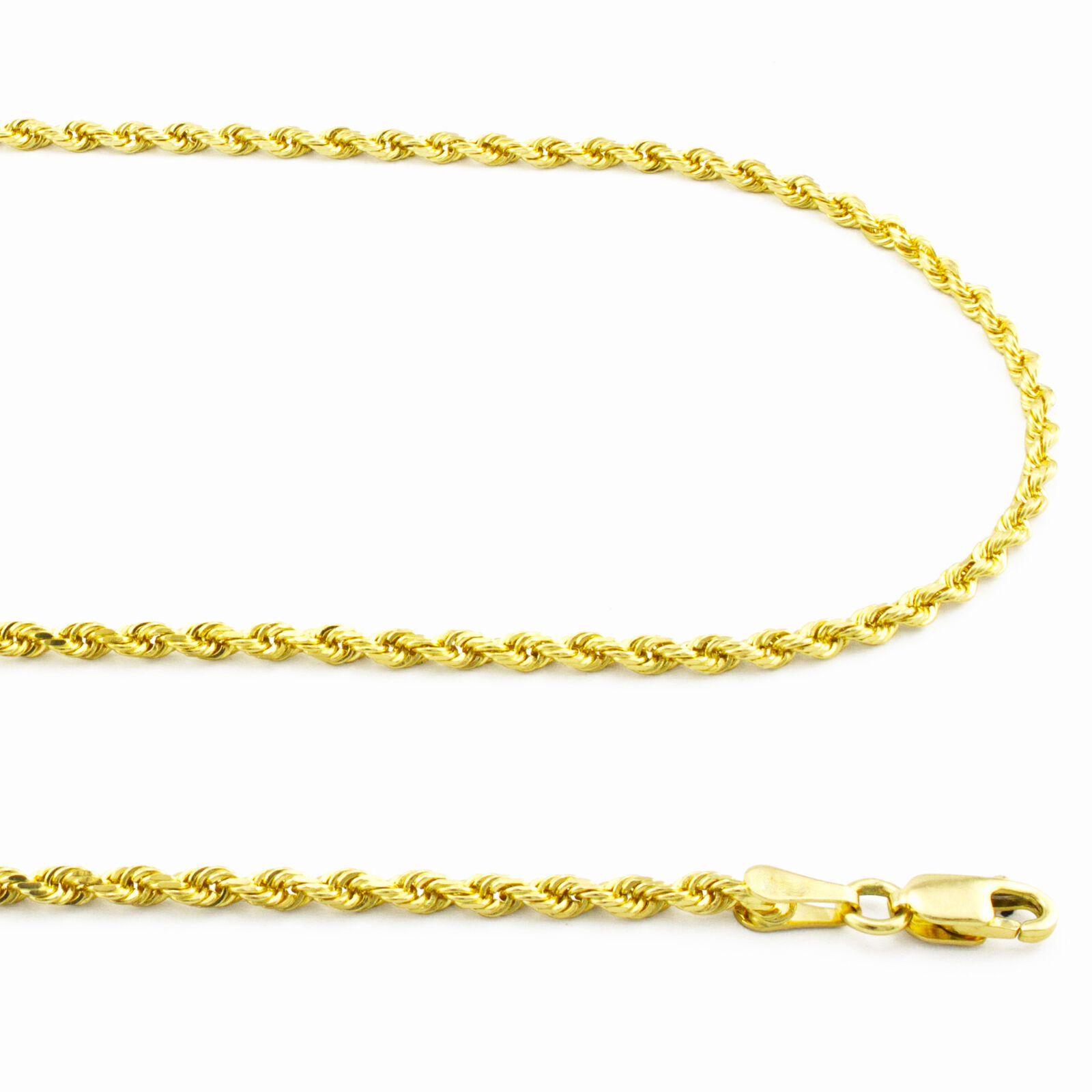 【送料無料】14K イエローゴールド ロープチェーン 約2mm 約40.5cm ネックレス ブレスレット JOERODEO 【JACOB＆CO ジェイコブ アンド コー/Aqua Master アクアマスター/Joe Rodeo ジョーロデオ/Techno by JPM テクノバイジェイピーエム 正規品販売店】｜チェルシーストア店