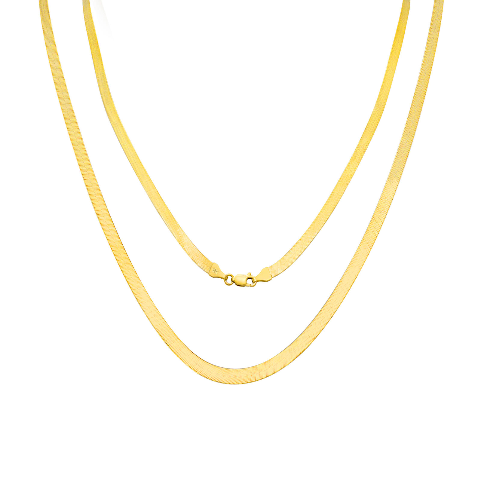 【送料無料】14K イエローゴールド ヘリンボーンチェーン 約4mm 約40cm ネックレス ブレスレット JOERODEO 【JACOB＆CO ジェイコブ アンド コー/Aqua Master アクアマスター/Joe Rodeo ジョーロデオ/Techno by JPM テクノバイジェイピーエム 正規品販売店】 118,071円