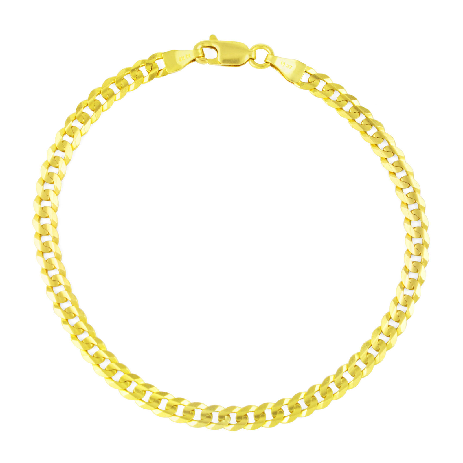 【送料無料】14K イエローゴールド キューバンチェーン 約3.5mm 約20.5cm ネックレス ブレスレット JOERODEO 【JACOB＆CO ジェイコブ アンド コー/Aqua Master アクアマスター/Joe Rodeo ジョーロデオ/Techno by JPM テクノバイジェイピーエム 正規品販売店】