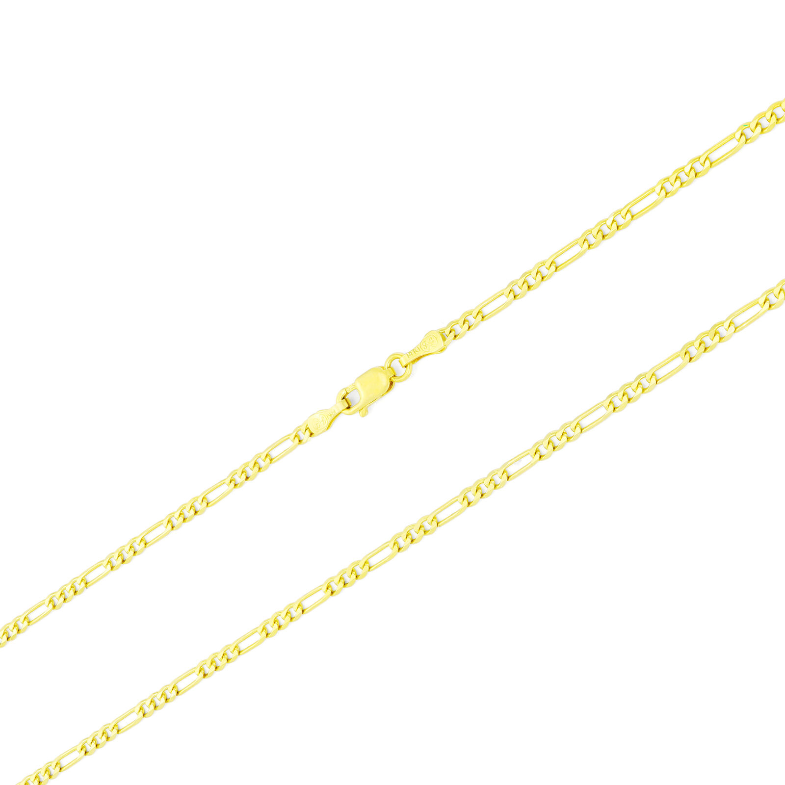 【送料無料】14K イエローゴールド イタリアンフィガロチェーン 約2.5mm 約55cm ネックレス ブレスレット JOERODEO 【JACOB&CO ジェイコブ アンド コー/Aqua Master アクアマスター/Joe Rodeo ジョーロデオ/Techno by JPM テクノバイジェイピーエム 正規品販売店】|チェルシーストア店