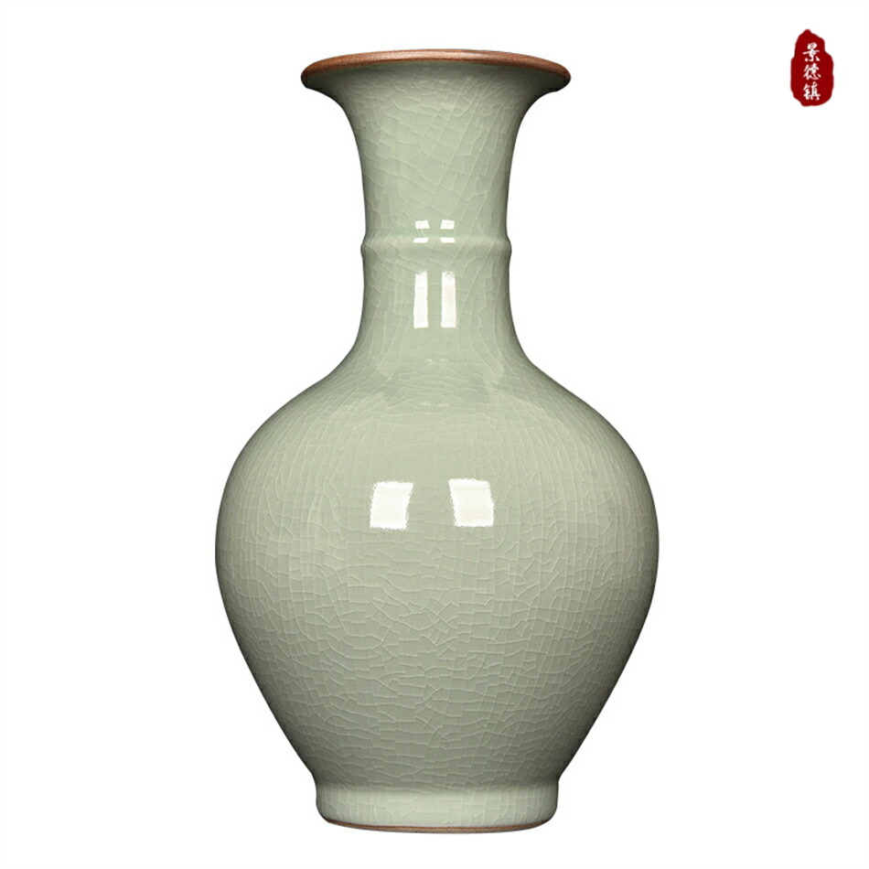 中国美術　薄胎花瓶　箱付　高さ29㎝　東Y7-0530③タカサ 楽天市場】□龍香堂□☆中国高級工芸 景徳鎮製薄胎花瓶『群蝦図