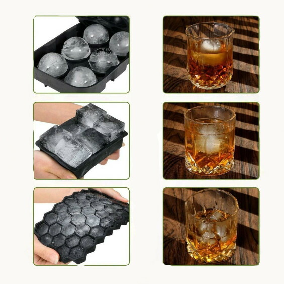 セット販売 モルトアイス系 ハイボール用角アイス&ロックアイス 製氷器